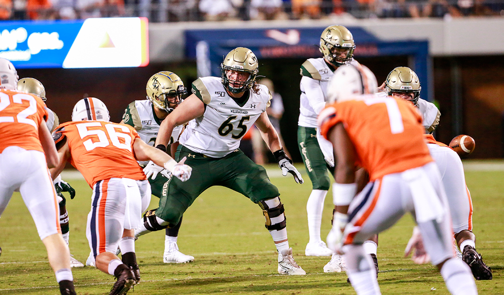 William & Mary OL Colby Sorsdal was selected in the 3rd round of the 2023 NFL Draft by the Detroit Lions