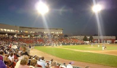 Campanelli Stadium seats 5,000 and is home to the Brockton Rox of the Futures Baseball League
