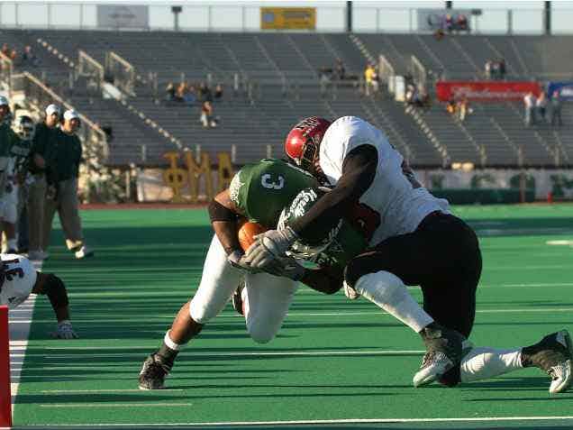 North Texas and New Mexico State clashed for the Sun Belt title in 2002. 